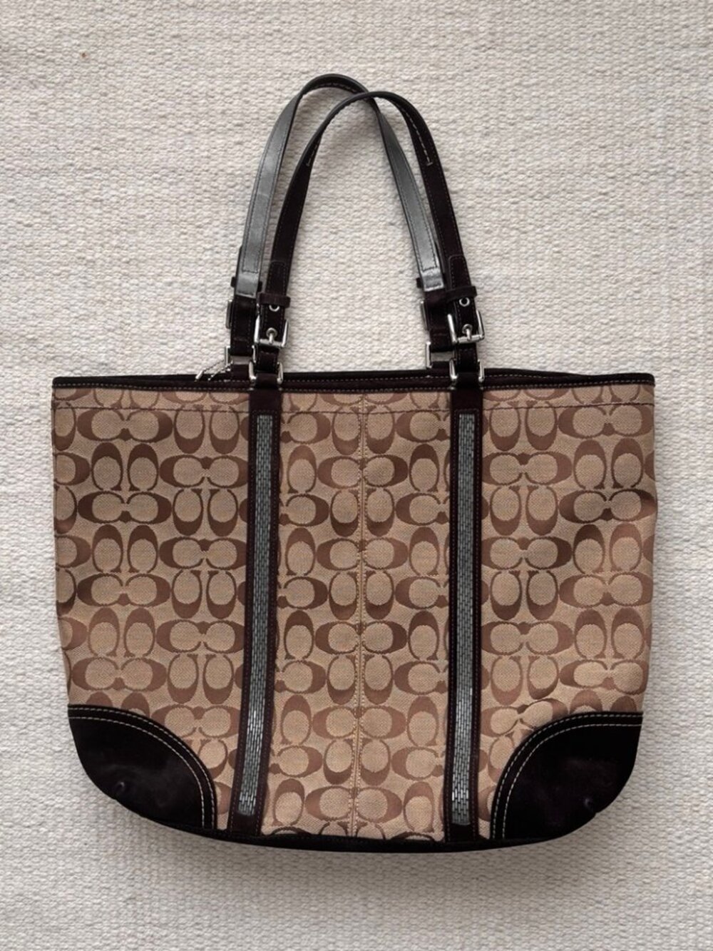 Coach Monogram Tote Bag [Dustbag Included]